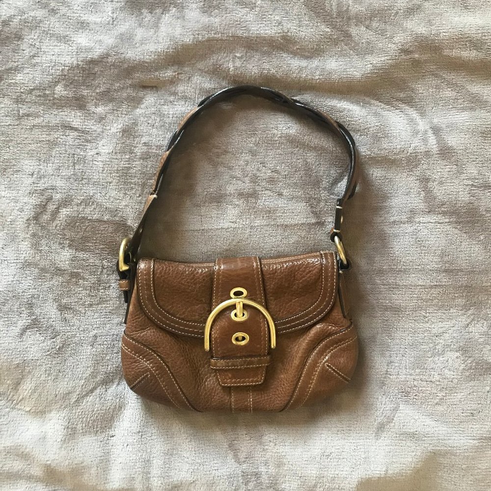 Coach Braided Strap Soho Leather Bag